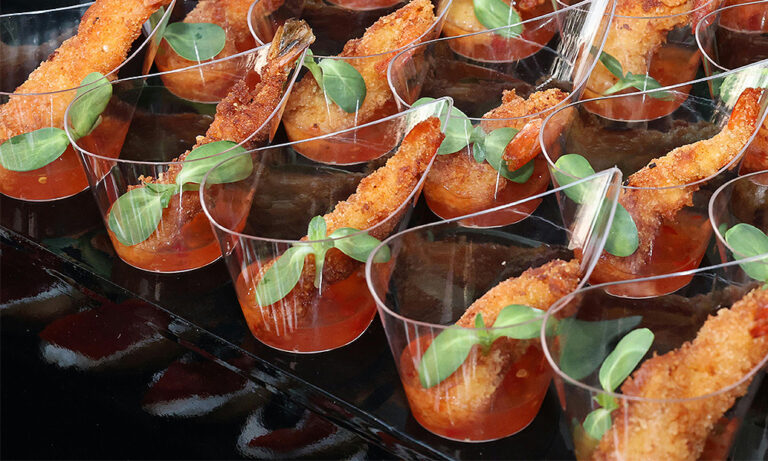 Fingerfood-Catering von Flavor Tales für eine Firmenveranstaltung